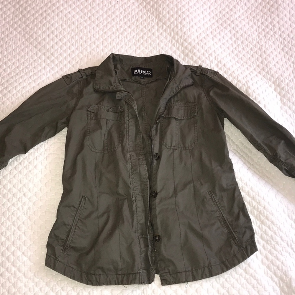 Lighter olive creen parka